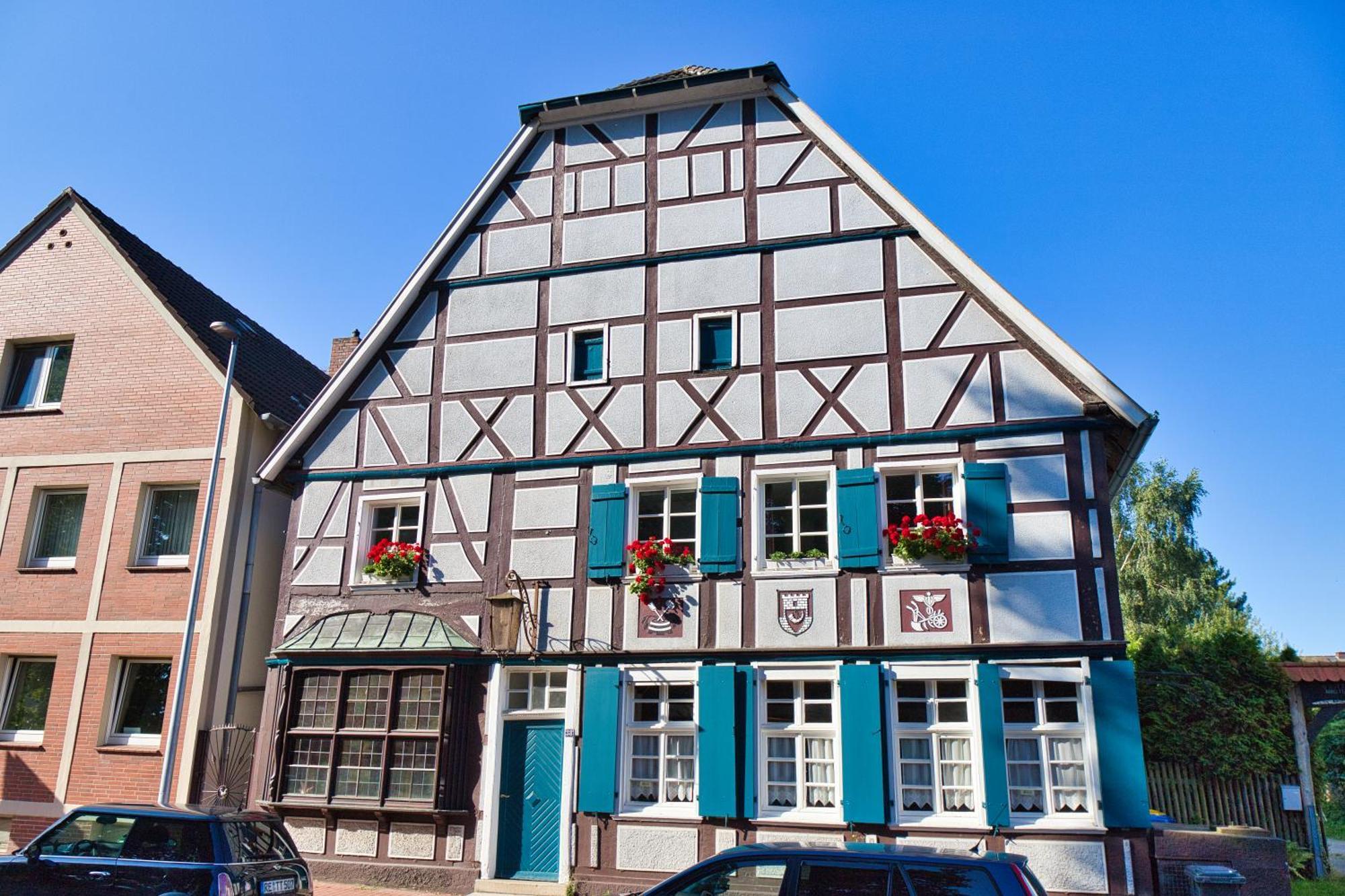 Gasthaus Benke, Fachwerkhaus In Westfalen Datteln Exterior foto